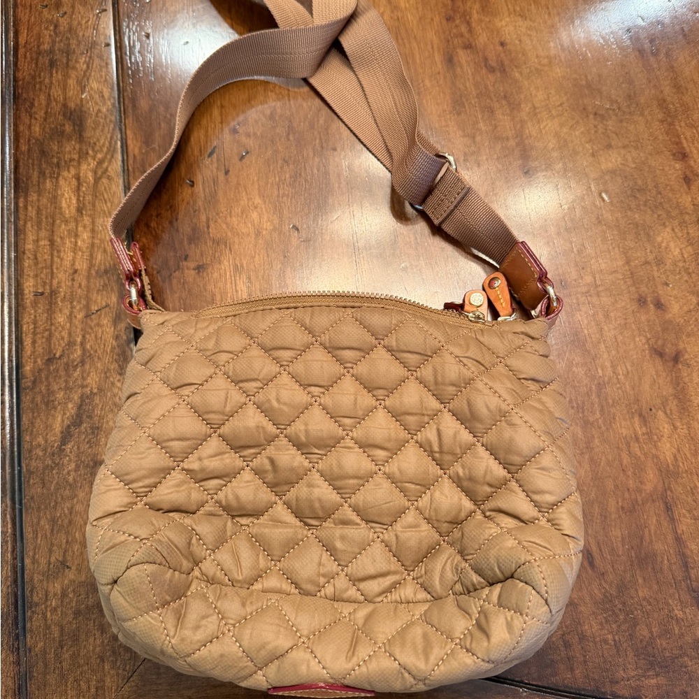 MZ Wallace Quilted Crossbody Bag in Brown - Picture 3 of 8